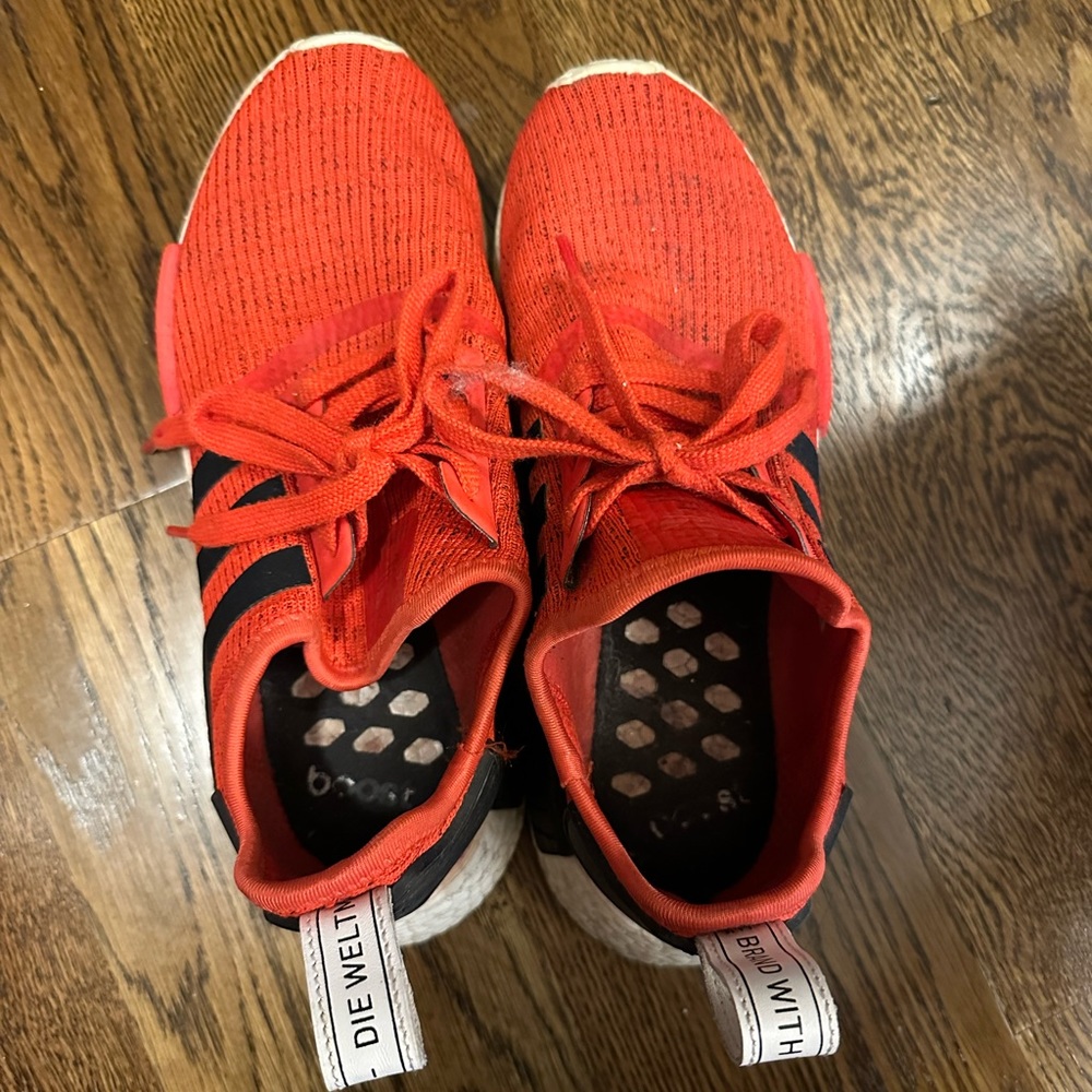 Used Red Adidas NMD Size 7.5